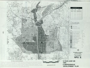 15 Year Land Use Comprehensive Development Plan: NPU E, 1995