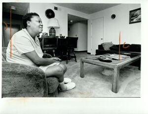 Bedford Pine, Resident in Renovated Apartment, August 6, 1981