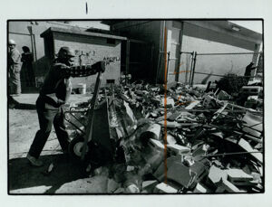 Construction begins at Bowen Homes day care center, January 12, 1981