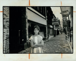 Gail Timmis on Broad Street, June 23, 1983