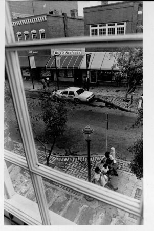 Looking down at Broad Street shops, undated