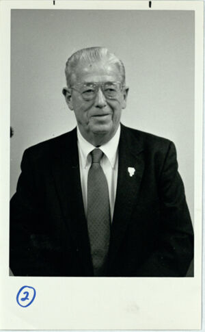 Oran Leake, Clayton County Chairman of the Zoning Advisory Board, December 10, 1987