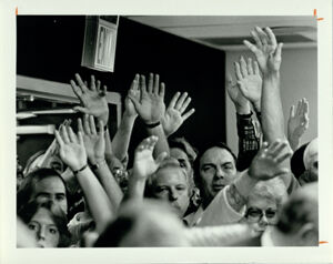 Meeting Room Packed with Angry Clayton County Citizens Protesting Several Rezoning Applications, September 26, 1985