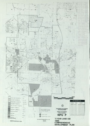 15 Year Land Use Comprehensive Development Plan: NPU P, 1995