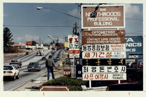 Asian-owned and operated businesses on Buford Highway, January 28, 1991