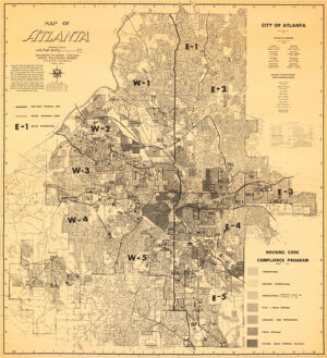 Map of Atlanta: Housing Code Compliance Program