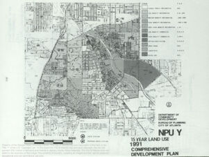 15 Year Land Use Comprehensive Development Plan: NPU Y, 1991