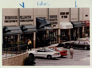 A variety of stores on Miami Circle in Buckhead, May 19, 1993