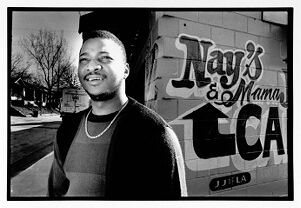 Nathaniel Jeffries, co-owner of Nay's and mama J's restaurant, undated
