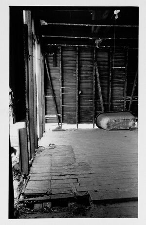 The interior of a Cabbagetown house that is to be renovated, undated