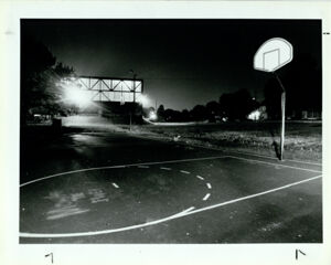 Midnight Basketball League Wanted to Play Games on This Carver Homes Court, but the Request Was Rejected by the Atlanta Housing Authority, June 3, 1989