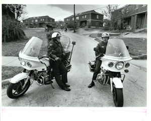 SOS Officers, Puckett and Miller Patrol Carver Homes in Zone III