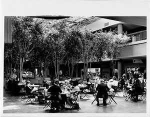Lunch Crowd at Colony Square Complex