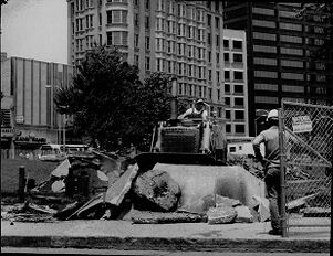 Construction in Central City Park, undated