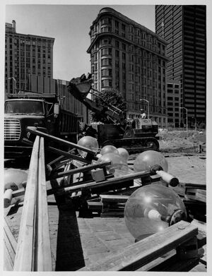 Construction in Central City Park, undated