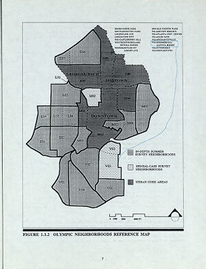 Olympic neighborhoods reference map, undated