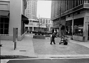 The Fairlie-Poplar area in Downtown Atlanta, 1983