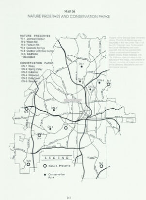 Nature Preserves and Conservation Parks: Map 30