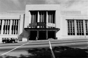 Entrance of the Municipal Auditorium, April 13, 1978