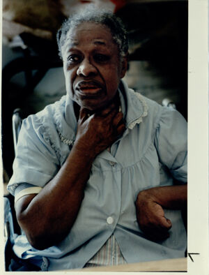 Mary Wise, Mother of Murdered Woman in the Vine City Area, March 6, 1991
