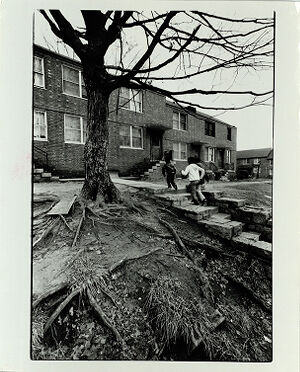 Un-Renovated Areas of Clark Howell Housing Project