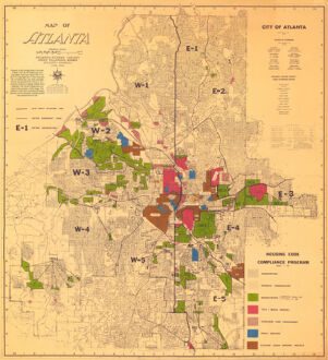 Map of Atlanta: Housing Code Compliance Program