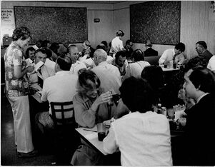 Diners at Melvin's Restaurant, June 17, 1979