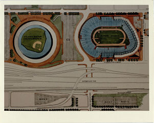 Renderings of Oly Stadium/ Baseball Stadium, October 7, 1993