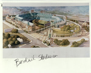Sketch of Olympic Stadium
