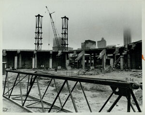 Construction of the Atlanta Coliseum, July 30, 1971