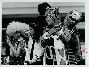 A performance of "Alice's Adventures in Wonderland" inside the Omni International Complex, July 15, 1980