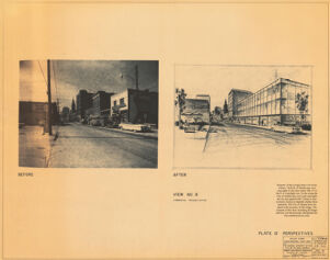 Butler Street Urban Renewal Study Area: Plate 12 Perspectives