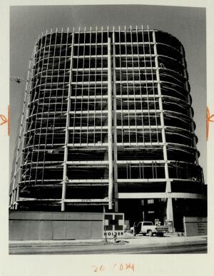 The construction of One Midtown Plaza, undated