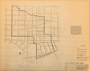 Butler Street Urban Renewal Study Area: Existing Sanitary and Storm Sewers