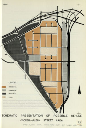 Schematic presentation of Possible Re-Use: Copper-Glenn Street Area