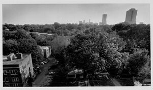 A view of Downtown Atlanta from Ansley Above the Park condos, undated