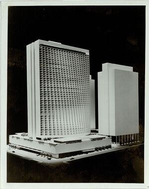 Model of Peachtree Center