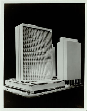 Model of Peachtree Center