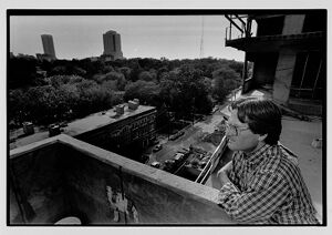 Ed Briesemeister, president of Great Oaks Properties, Inc., at the site of Ansley Above the Park condos, undated