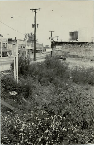 a low-traffic area of the Peachtree Strip, November 3, 1971
