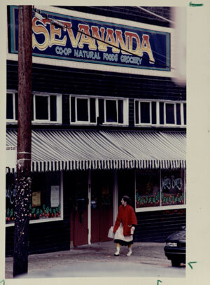 The Sevananda grocery store that employed a woman who was murdered in Candler Park, December 16, 1989