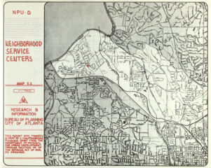 NPU-D Neighborhood Service Centers: Map 5.2
