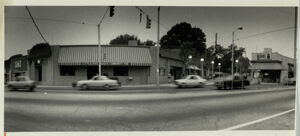 A view of part of the Little Five Points shopping district, July 24, 1983