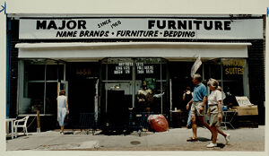 Exterior of Major Furniture in Little Five Points, undated
