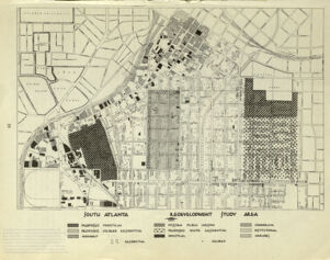 Atlanta Metropolitan District: South Atlanta Redevelopment Study Area; 1950