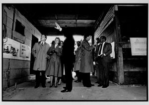 A tour of the Edgewood Avenue street car barn to be restored, December 18, 1985