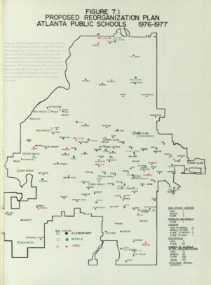 Proposed Reorganization Plan Atlanta Public Schools 1976-1977