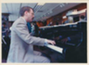 Man playing piano