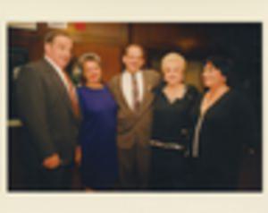 Group of people at the "Mostly Mercer" reception, 1994