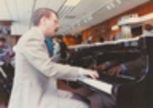 Man playing piano